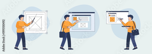Web Design Process: Wireframing, Mockup, and Development