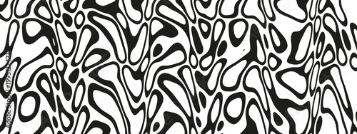 Photos Abstract organic fluid wavy shapes flowing and swirling in a dynamic pattern cre