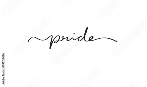 Pride text font calligraphy hand written lettering script black color object icon pride month june sex lesbian gay lgbtq love pride community homosexual freedom proud transgender pride tolerance human