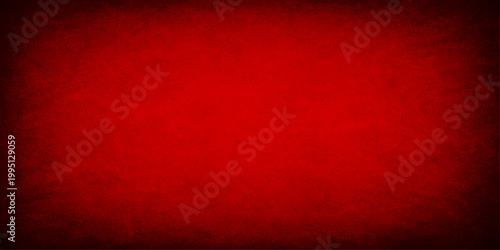 Vibrant solid red background with grunge texture and elegant touch.