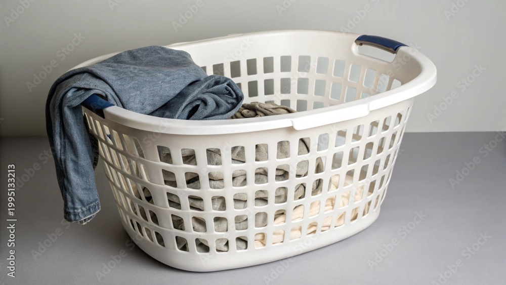 Obraz premium laundry basket with clothes