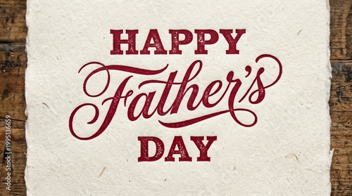 Happy Fathers Day lettering