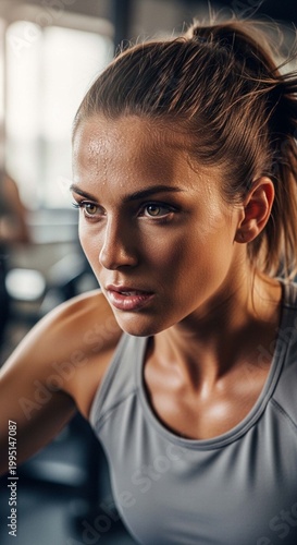 Photo of a woman exercising for health