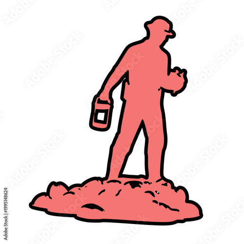 miners carrying lamps