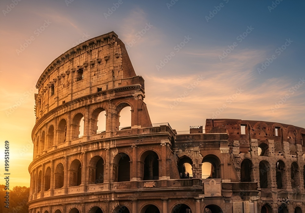 Fototapeta premium colosseum at night