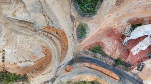 Photos Mines of extraction and processing of limestone inside of the Cafuringa Environmental Protection Area, causing devastation, pollution by cement factories
