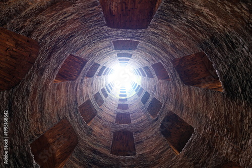 Orvieto, Italy - April 16, 2026: Saint Patrick's well in Orvieto