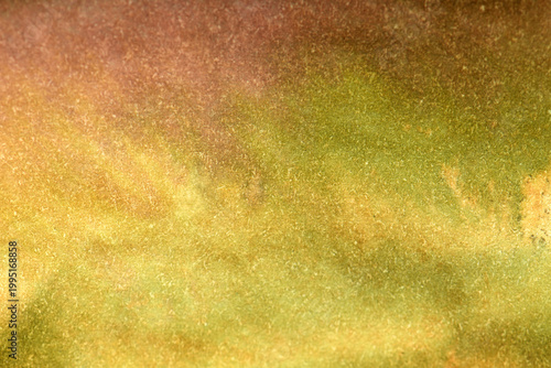 
Close-up art background of yellow stains on paper