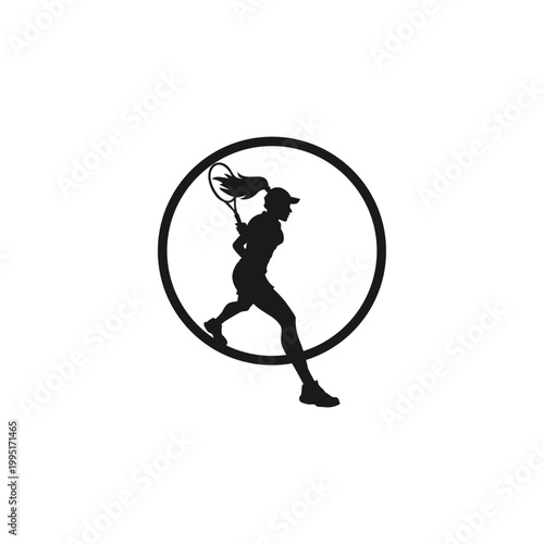 Tennis player vector logo design collection, tennis sport, tennis player illustration, style, movement, competition, sport, illustration, design, ball, icon, player, tournament, competition