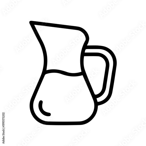 Drink Pitcher Outline Icon