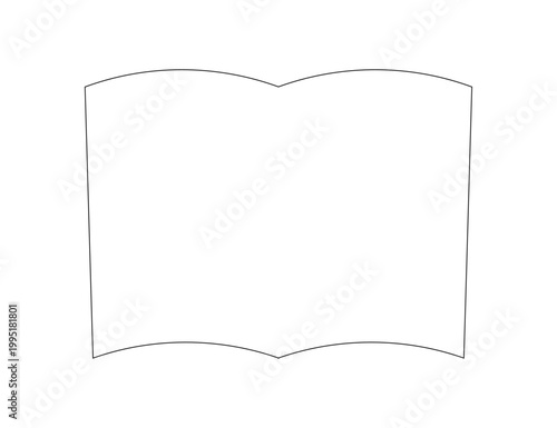 シンプルな本のイラスト