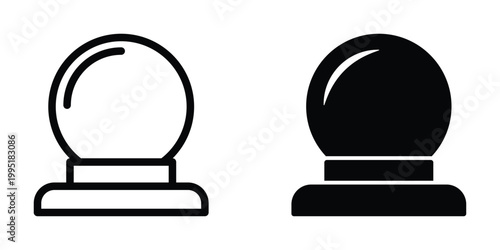 Magic Ball icon design template