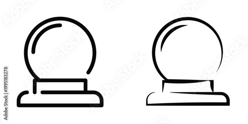 Magic Ball icon design template