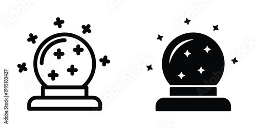 Magic Ball icon design template