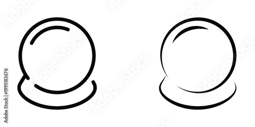 Magic Ball icon design template
