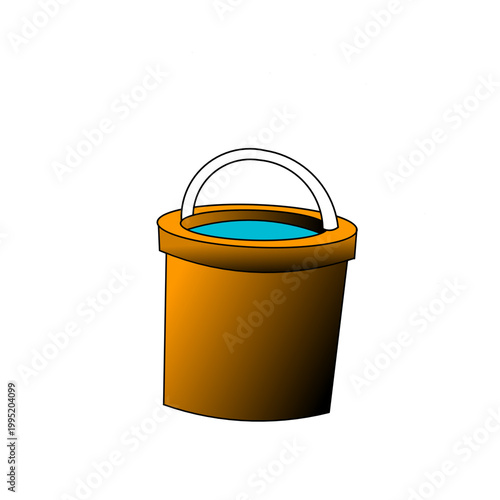 bucket of water