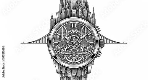 Premium Lifestyle Watch Architecture Graphic 