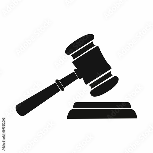 Black Gavel Icon