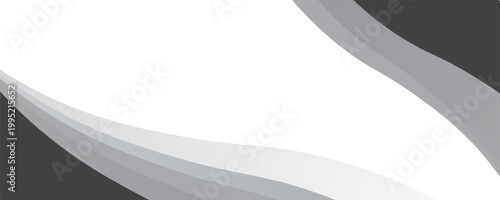 Gelombang abu-abu berlapis lembut menciptakan latar belakang abstrak modern yang minimal yang sempurna untuk presentasi, desain web, spanduk, dan proyek perusahaan. Kurva halus menyampaikan tenang