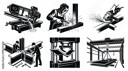 Industrial Metalworking Processes: Welding, Cutting, Grinding, Fabrication, Crane
