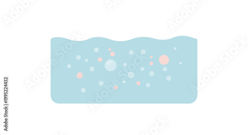 Abstract cross section of skin layer with nutrients and vitamins. EPS Editable. Vector Illustrations.