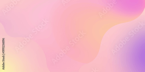 Canvas Print An abstract pink background features a light wave pattern with purple curves and