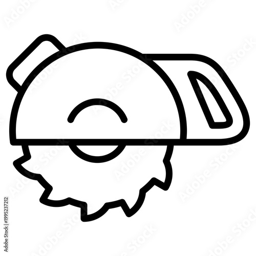Saw Outline Icon