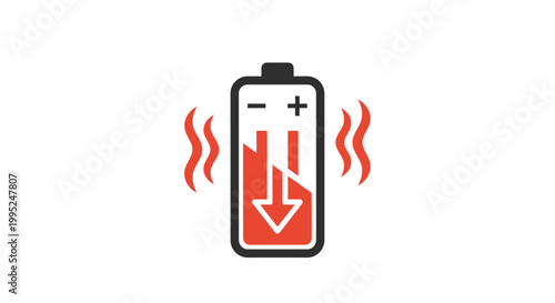 Battery with Low Power Level.