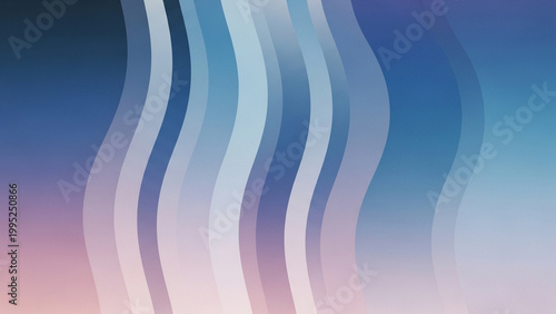 A vibrant abstract background with wavy lines in shades of blue and pink hues