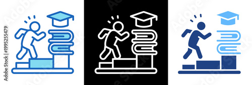 Education Access triplestyle icon