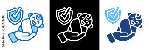 Child Protection triplestyle icon