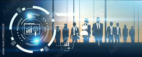 AI-Driven Competitive Analysis Icon with Competitor Monitoring and Market Intelligence