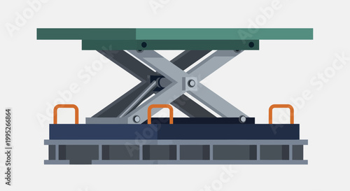 Industrial Scissor Lift Table for Heavy Duty Material Handling and Lifting Operations.
