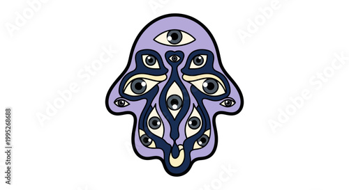 Purple All Seeing Eye.