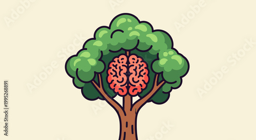 Tree with Brain Inside.