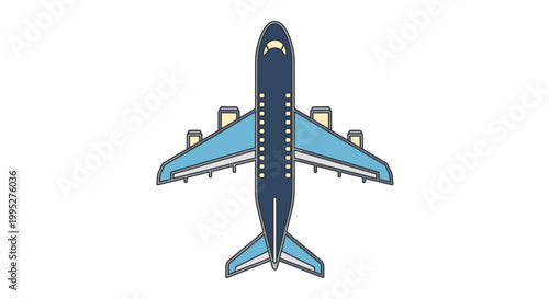 Airplane from the top.