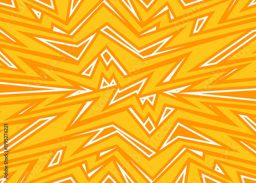 Abstract background with gradient geometric zigzag line pattern