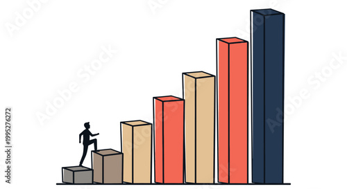 Business Growth Success Chart.