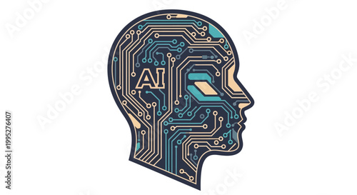 Artificial Intelligence Concept.