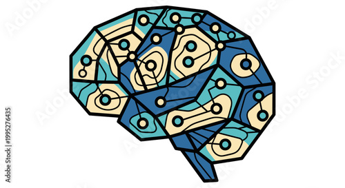Brain Illustration Design.