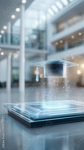 Digital Graduation Concept:...