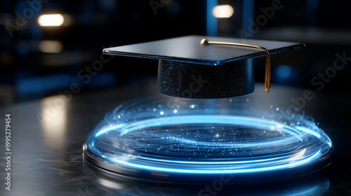 Graduation Cap Futuristic: ...