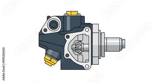 Hydraulic Pump Mechanical Device.