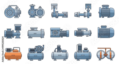 Industrial Pumps and Compressors.