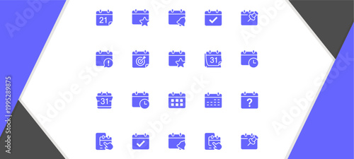 Collection of various computer icons.