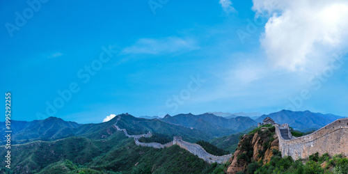 beautiful landscape of the mountains in the morning
