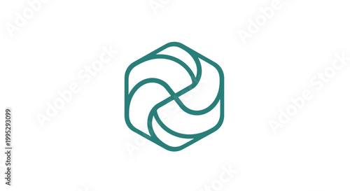 Green Camera Shutter Icon Simple Design.