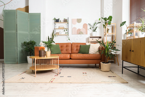 Interior of stylish living ...