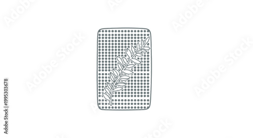 Silver Bar with Crisscross Pattern.