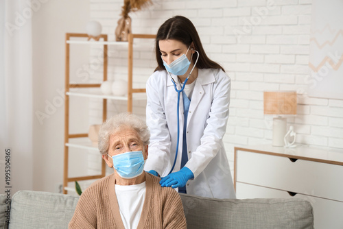 Female doctor with stethosc...
